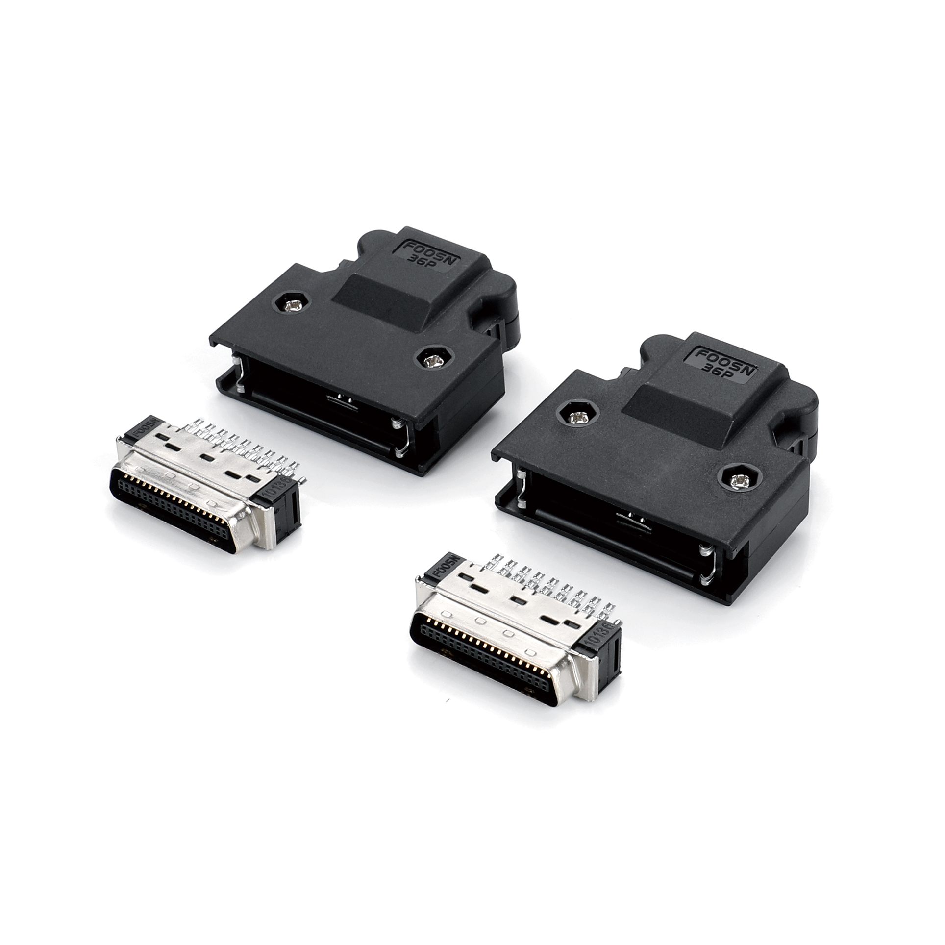 SCSI CN-36P 按键式焊线公头 MDR-36P伺服插头