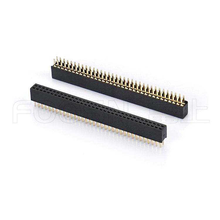排母PH1.27 单/双/三排 DIP 180度插板母座 - 产品细节图