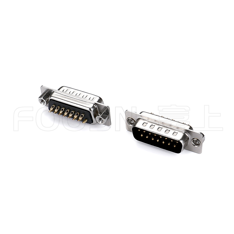 D-SUB连接器DB二排 9P/15P/25P/37P 焊线公头 - 产品细节图