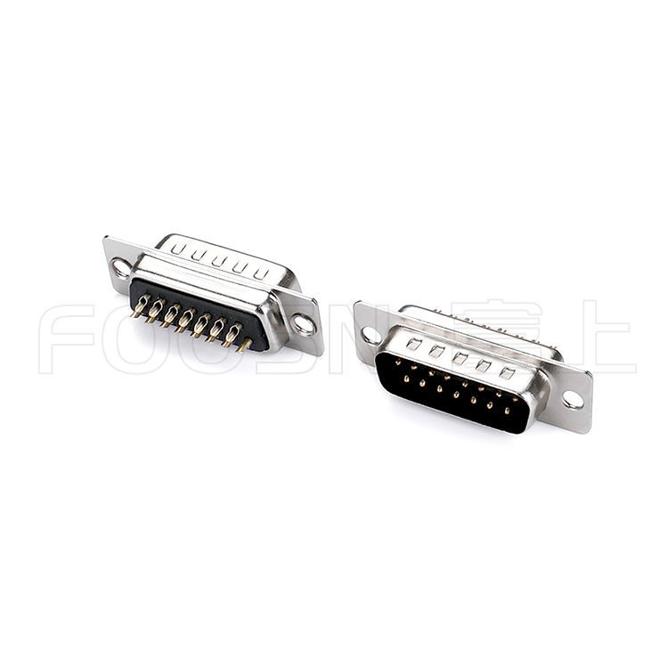 D-SUB连接器DB二排 9P/15P/25P/37P 焊线公头 - 产品细节图