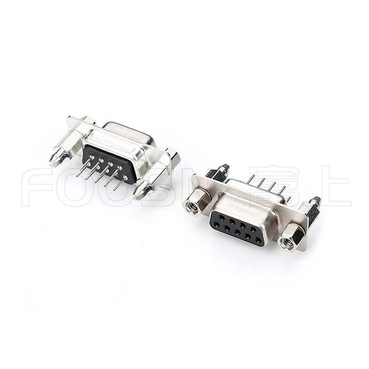 D-SUB连接器DP二排9P/15P/25P/37P 180度插板母头 - 产品细节图
