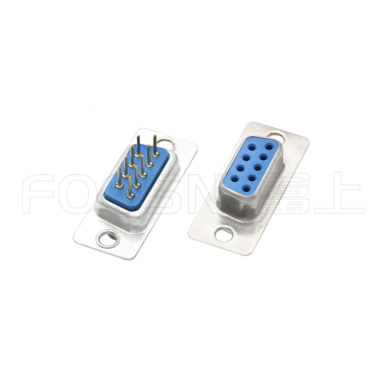 D-SUB连接器DP二排9P/15P/25P/37P 180度插板母头 - 产品细节图