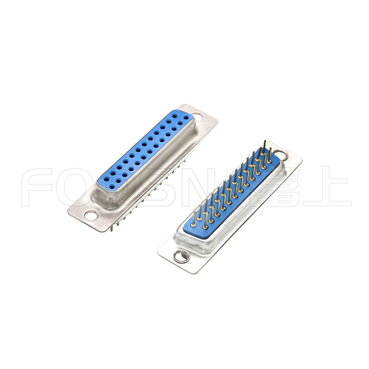D-SUB连接器DP二排9P/15P/25P/37P 180度插板母头 - 产品细节图