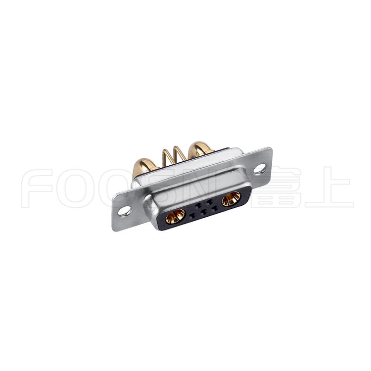 大电流D-SUB 7W2 90度插板母头 - 产品细节图