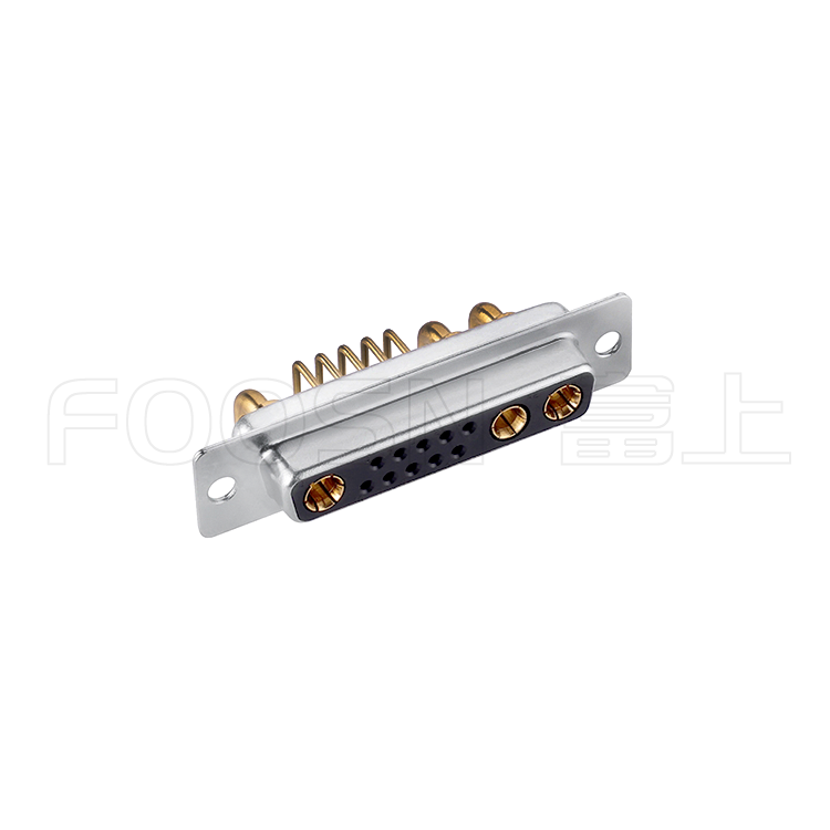 大电流D-SUB 13W3 90度插板母头 - 产品细节图