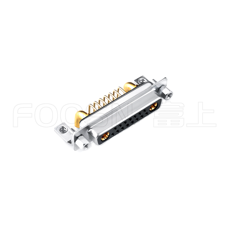 大电流D-SUB 17W2 90度插板母头 - 产品细节图