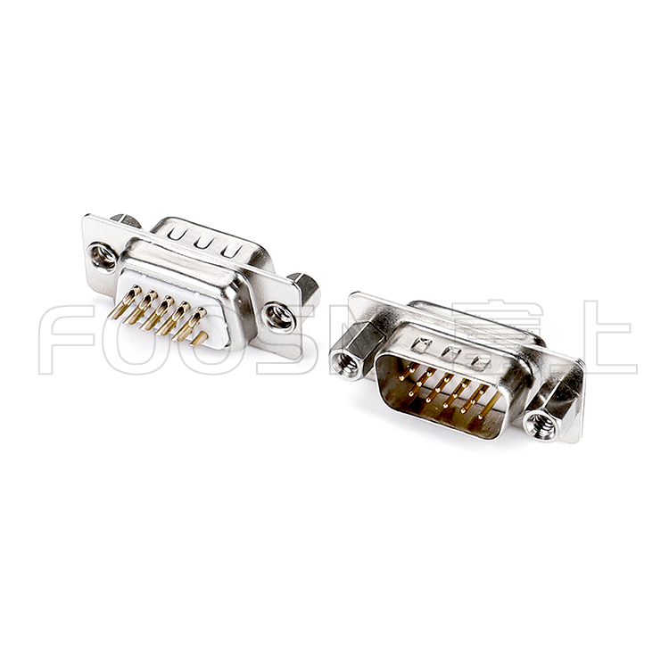D-SUB连接器HDB三排15P/26P/44P/62P 焊线公头 - 产品细节图