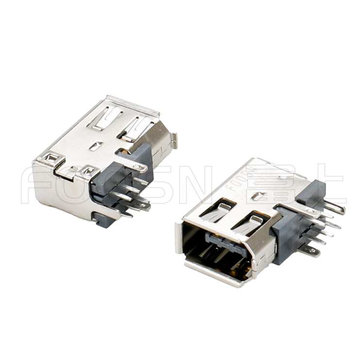 火线口1394 6P编码器插座连接器