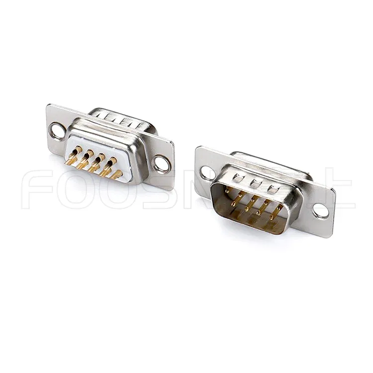 D-SUB连接器DB二排 9P/15P/25P/37P 焊线公头