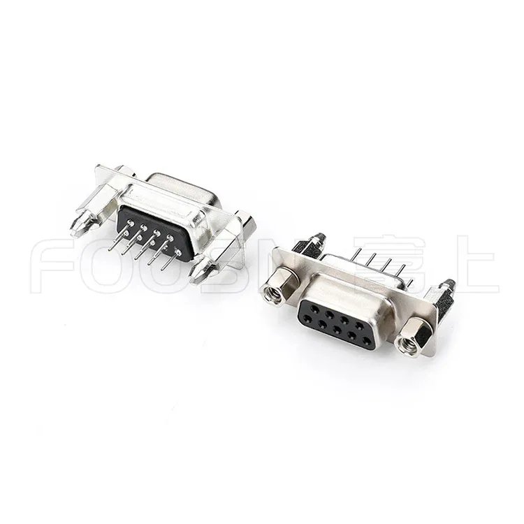 D-SUB连接器DP二排9P/15P/25P/37P 180度插板母头 产品细节图