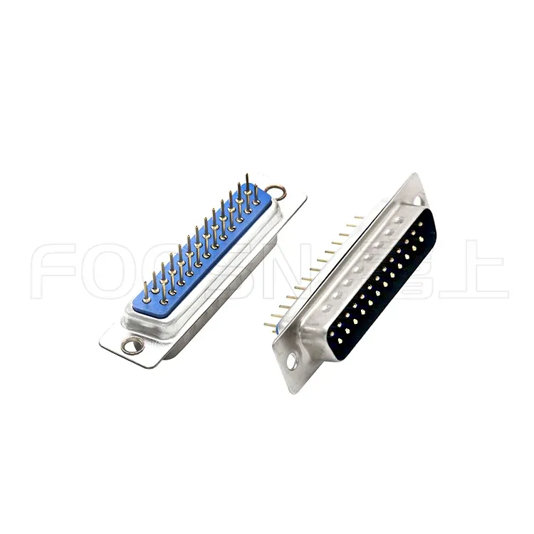 D-SUB连接器DP二排9P/15P/25P/37P 180度插板公头 产品细节图