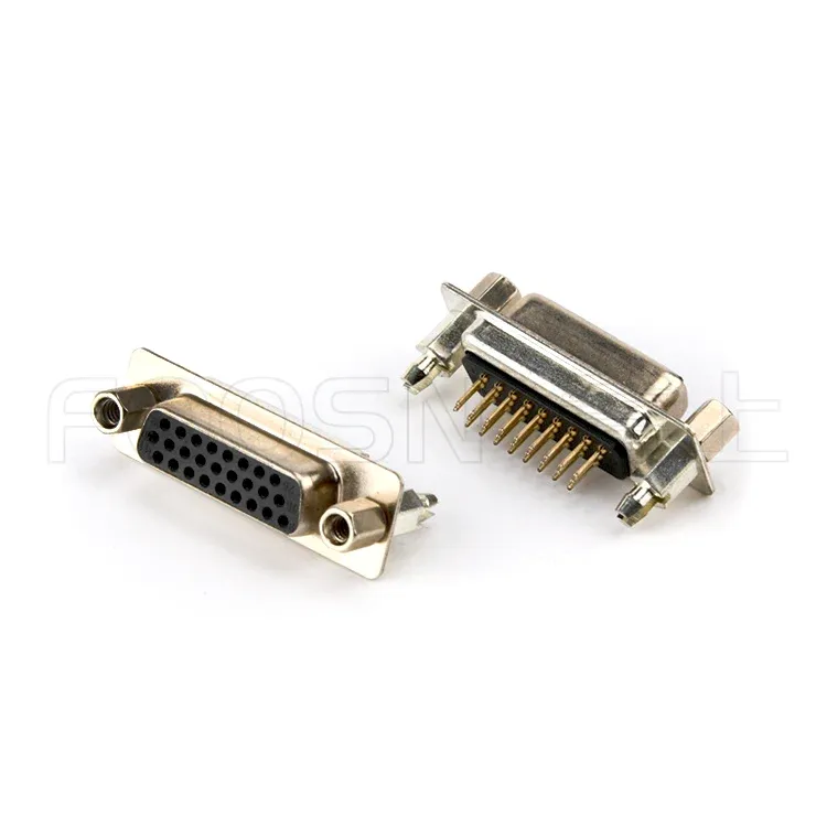 D-SUB连接器HDP三排15P/26P/44P/62P 180度插板母头 产品细节图