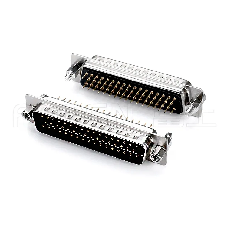 D-SUB连接器HDP三排15P/26P/44P/62P 180度插板公头 产品细节图