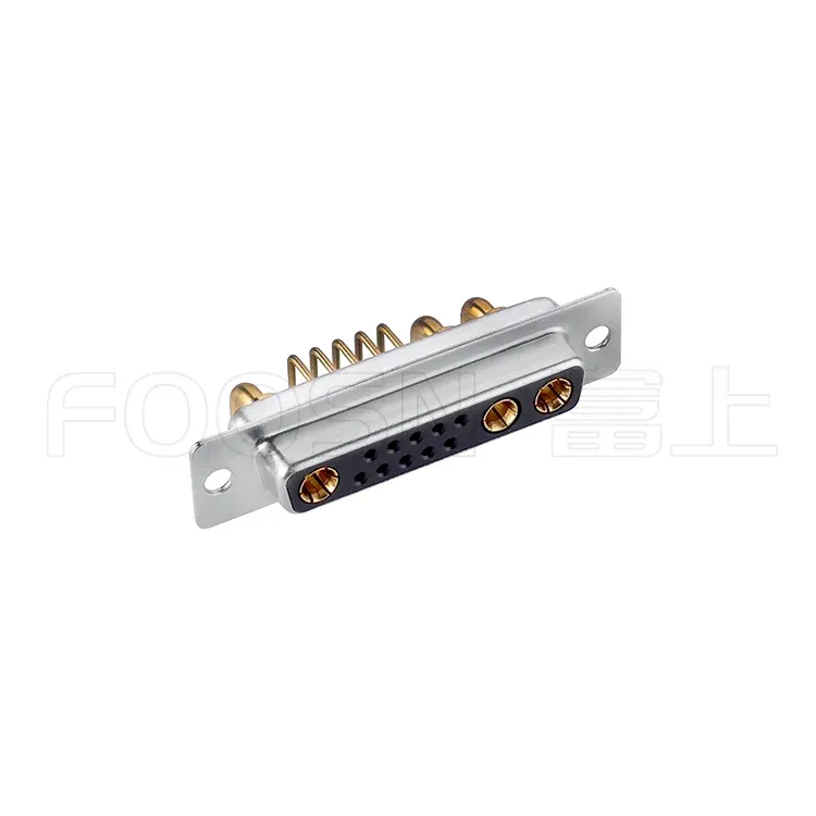 大电流D-SUB 13W3 90度插板母头 产品细节图