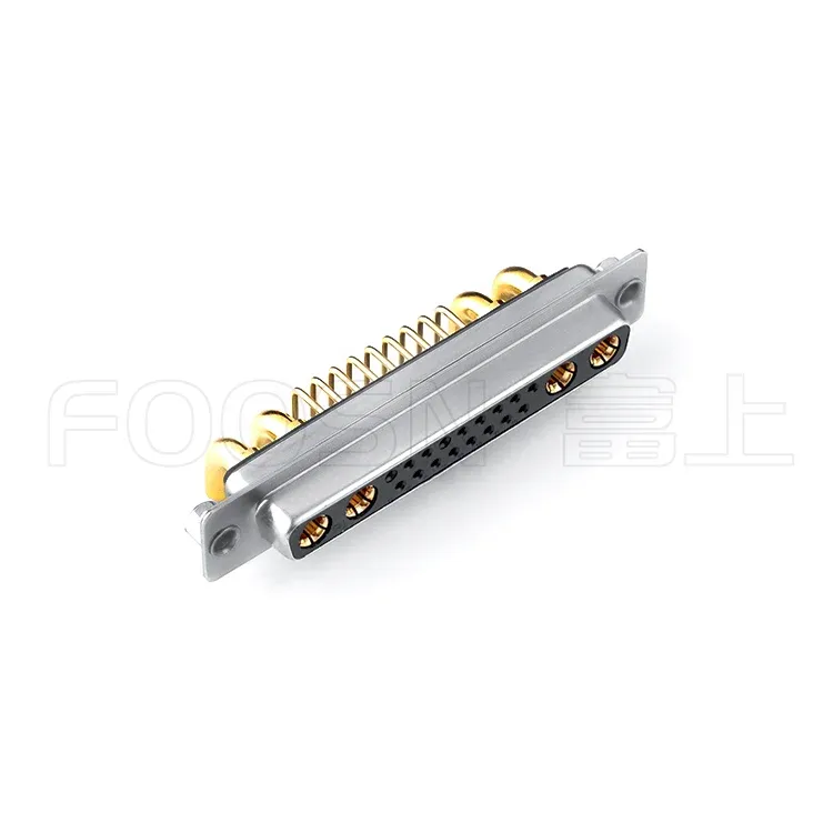 大电流D-SUB 21W4 90度插板母头 产品细节图