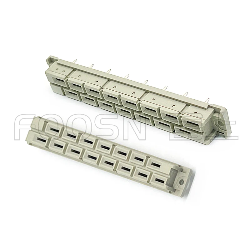 DIN41612欧式插座H15 15P 180度直母