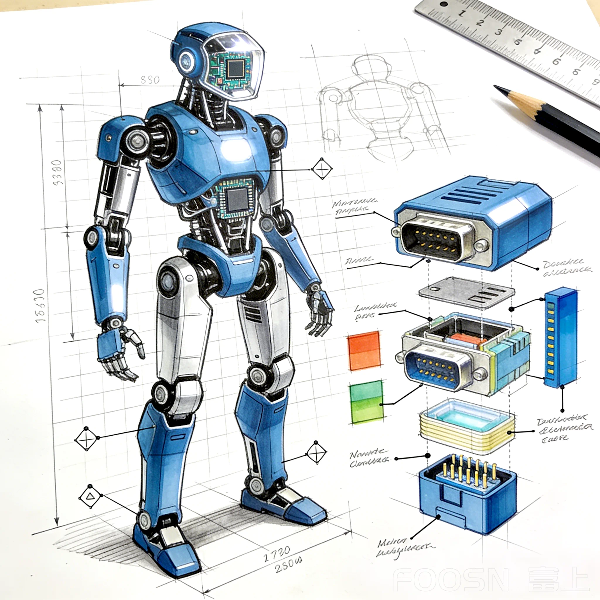 人形机器人连接器产业链的技术趋势与发展方向