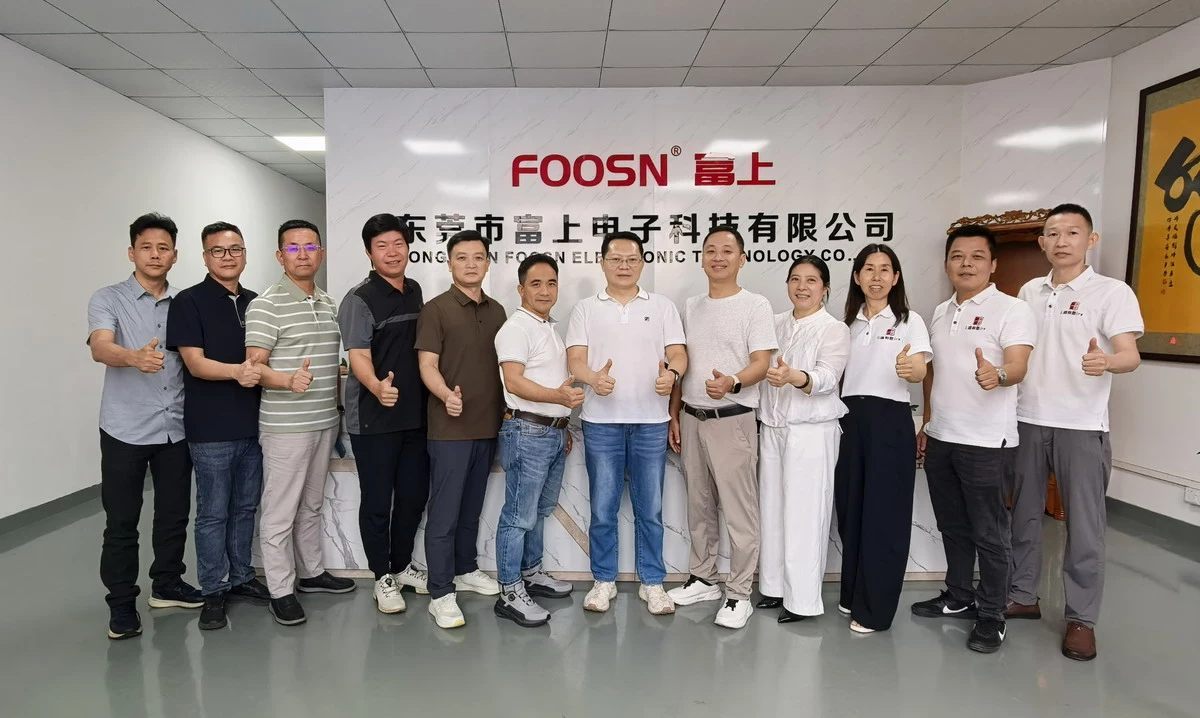 热烈欢迎东莞盛和塾西部塾领导一行莅临富上电子参观指导