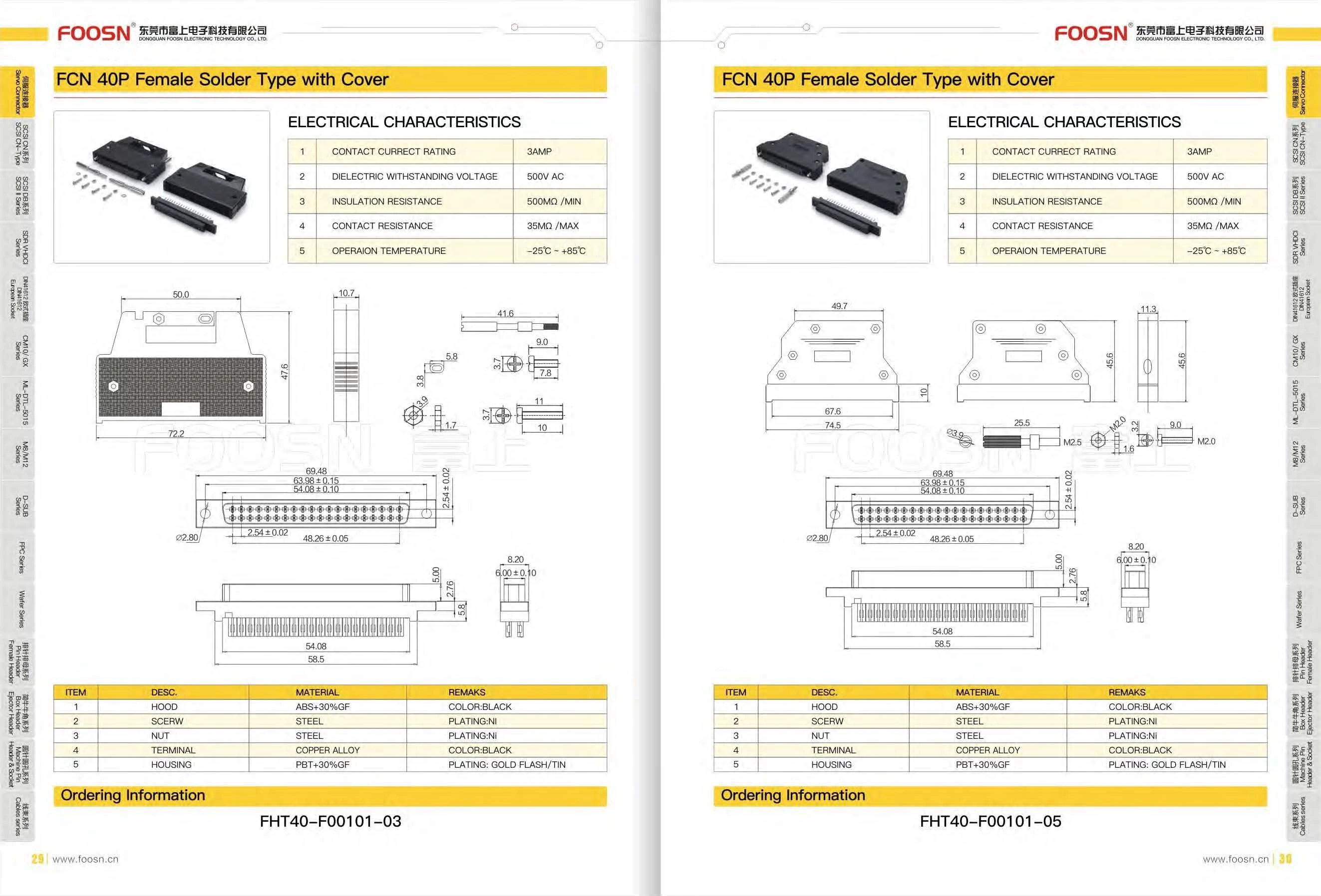 FCN 40P三菱A6CON1A6CON4欧姆龙C500-CE404同规品(图1) FCN 40P三菱A6CON1A6CON4欧姆龙C500-CE404同规品(图1)