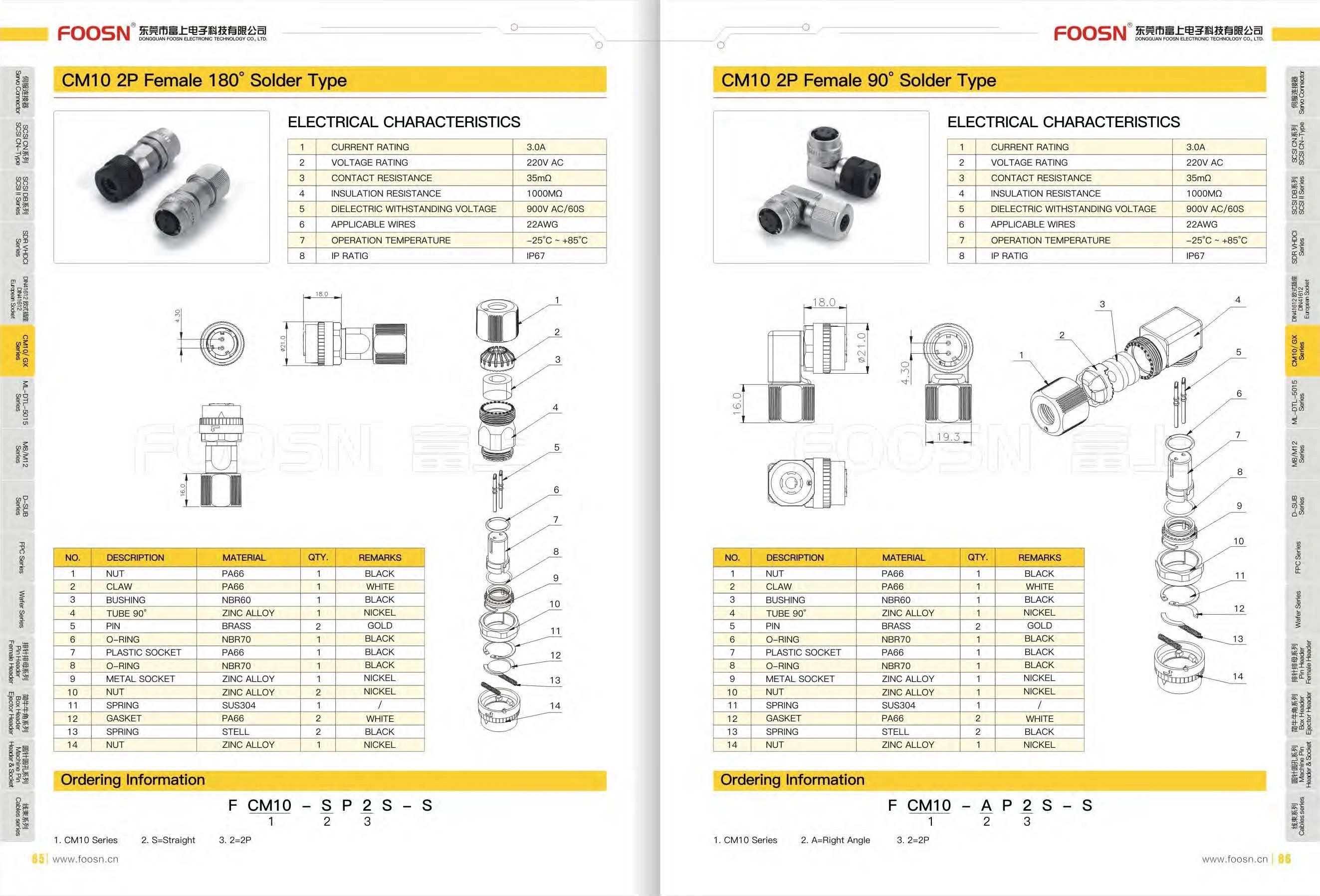 CM10-2P弯头_三菱安川伺服电机接头DDK-2芯(图1) CM10-2P弯头_三菱安川伺服电机接头DDK-2芯(图1)