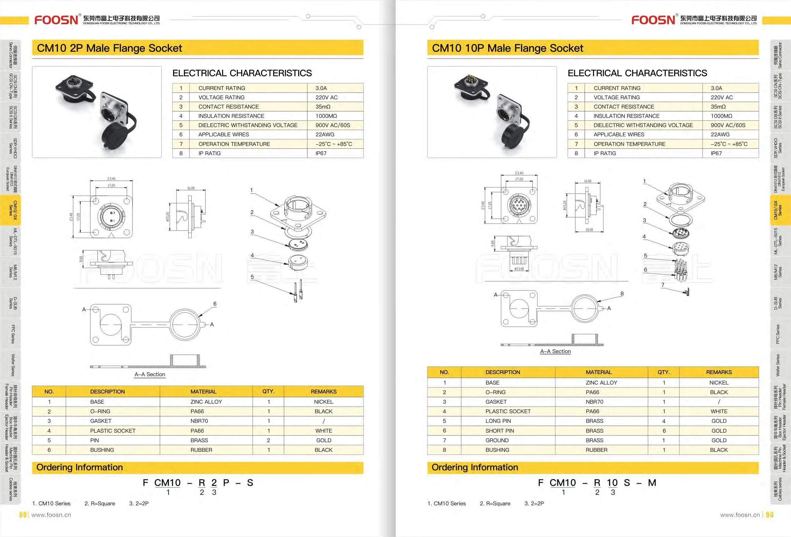 CM10-2P法兰座_三菱安川伺服电机接座DDK-2芯(图1) CM10-2P法兰座_三菱安川伺服电机接座DDK-2芯(图1)